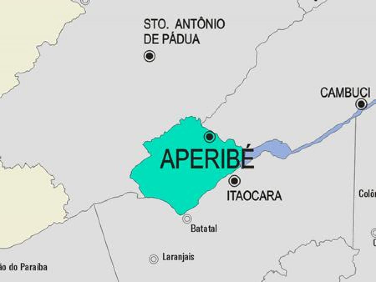 რუკა Aperibé მუნიციპალიტეტის