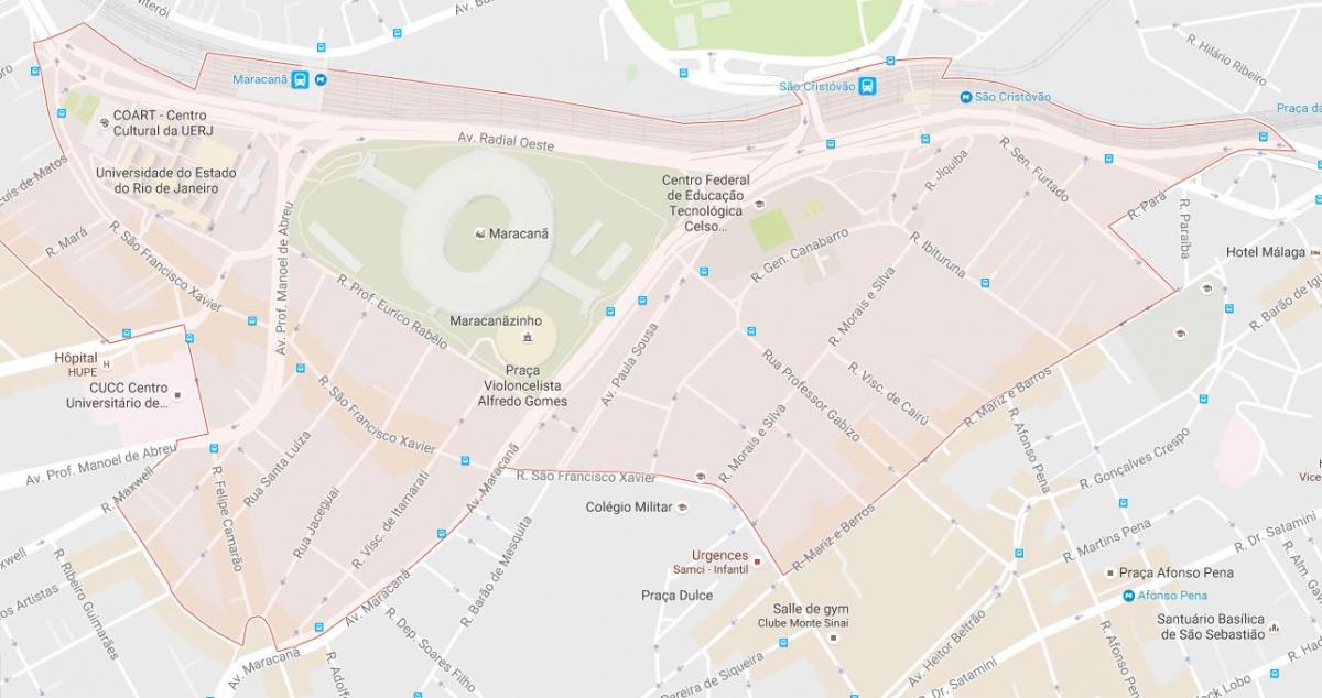 რუკა bairro Maracanã