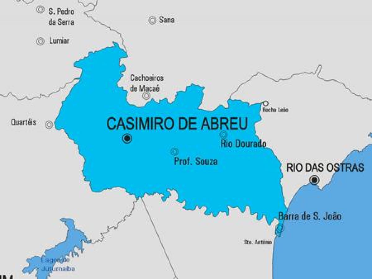 რუკა Carmo მუნიციპალიტეტის