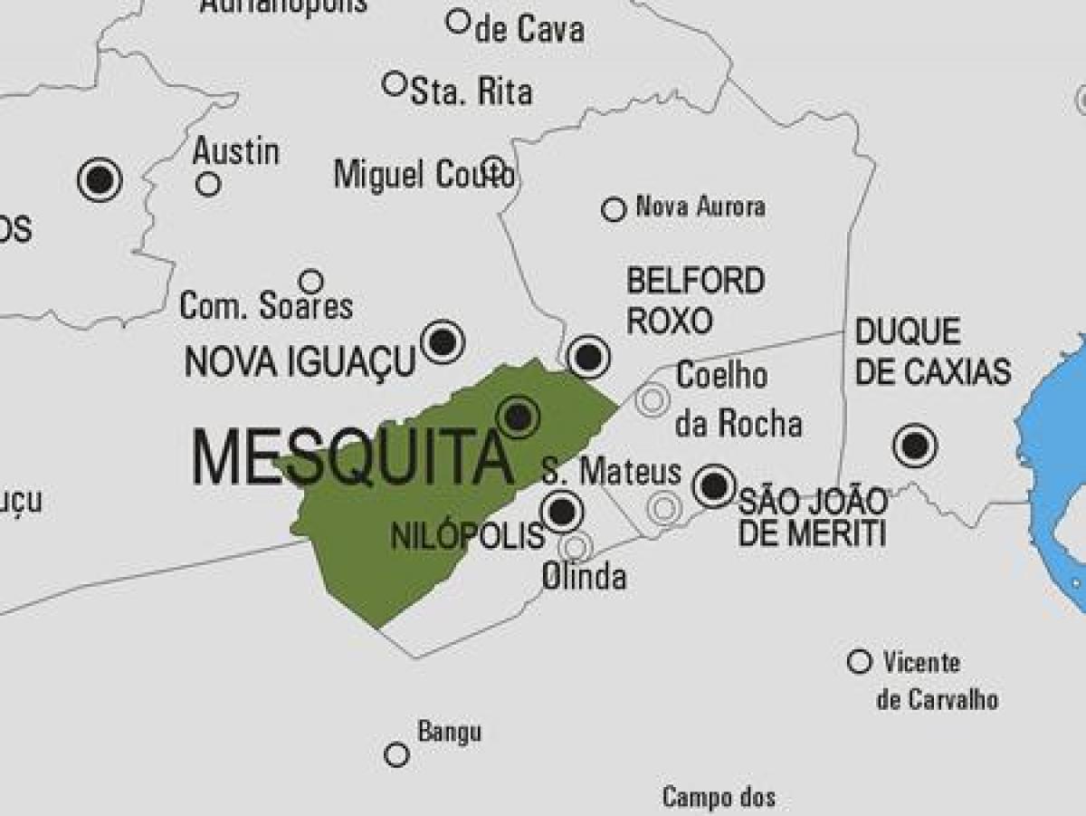 რუკა Mesquita მუნიციპალიტეტის