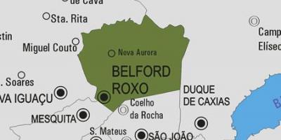 რუკა Belford Roxo მუნიციპალიტეტის