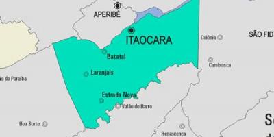 რუკა Itaocara მუნიციპალიტეტის