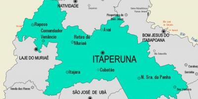 რუკა Itaperuna მუნიციპალიტეტის