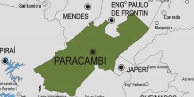 რუკა Paracambi მუნიციპალიტეტის