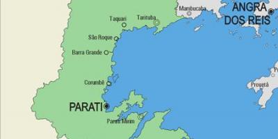 რუკა Parati მუნიციპალიტეტის