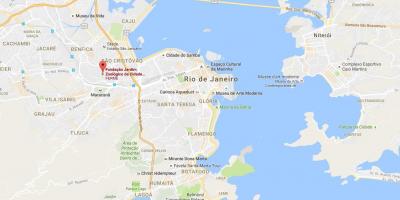 რუკა ზოოპარკში რიო-დე-ჟანეიროში
