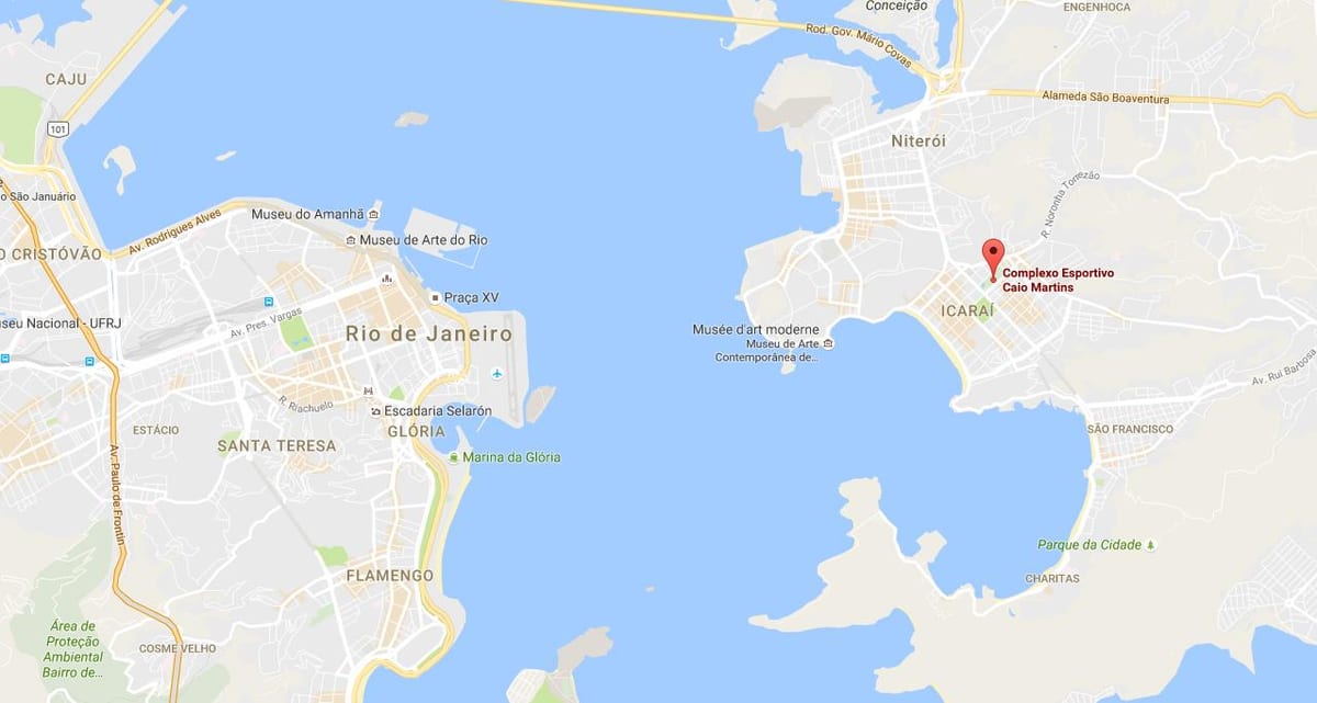 რუკა სტადიონი Caio მარტინს
