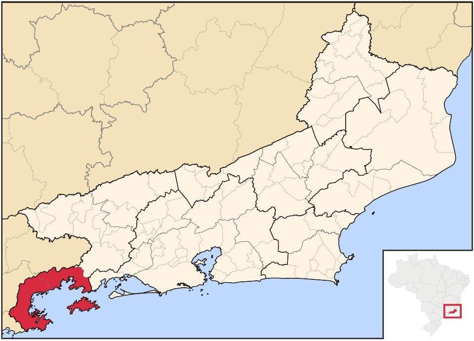 რუკა Baía Ilha da Grande