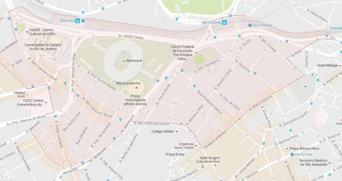 რუკა bairro Maracanã