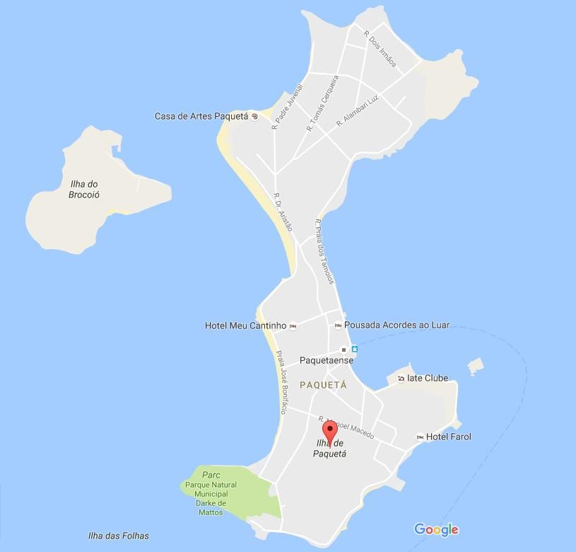 რუკა bairro Paquetá
