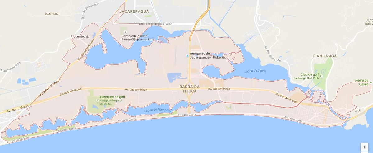 რუკა Barra da Tijuca