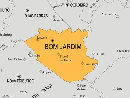რუკა Bom Jardim მუნიციპალიტეტის