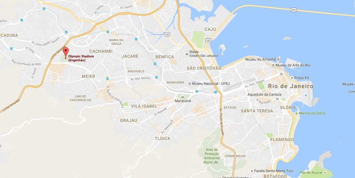რუკა Engenhão