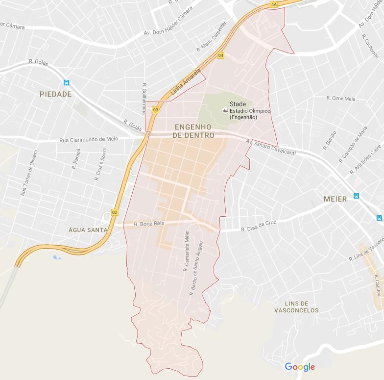 რუკა Engenho de Dentro
