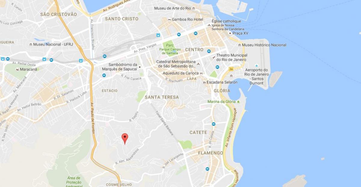რუკა favela Mangueira