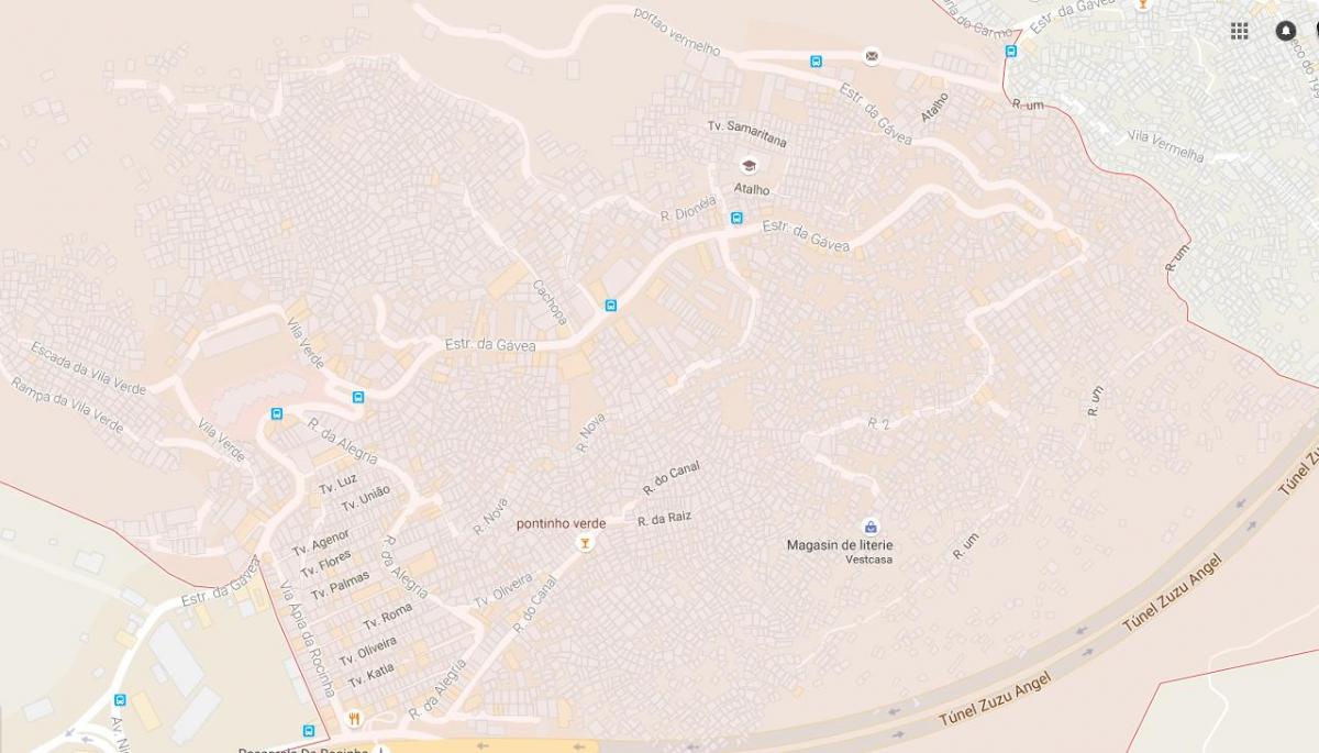 რუკა favela Rocinha