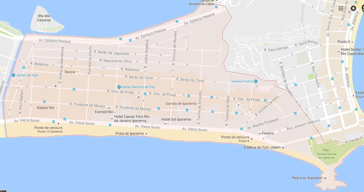რუკა Ipanema