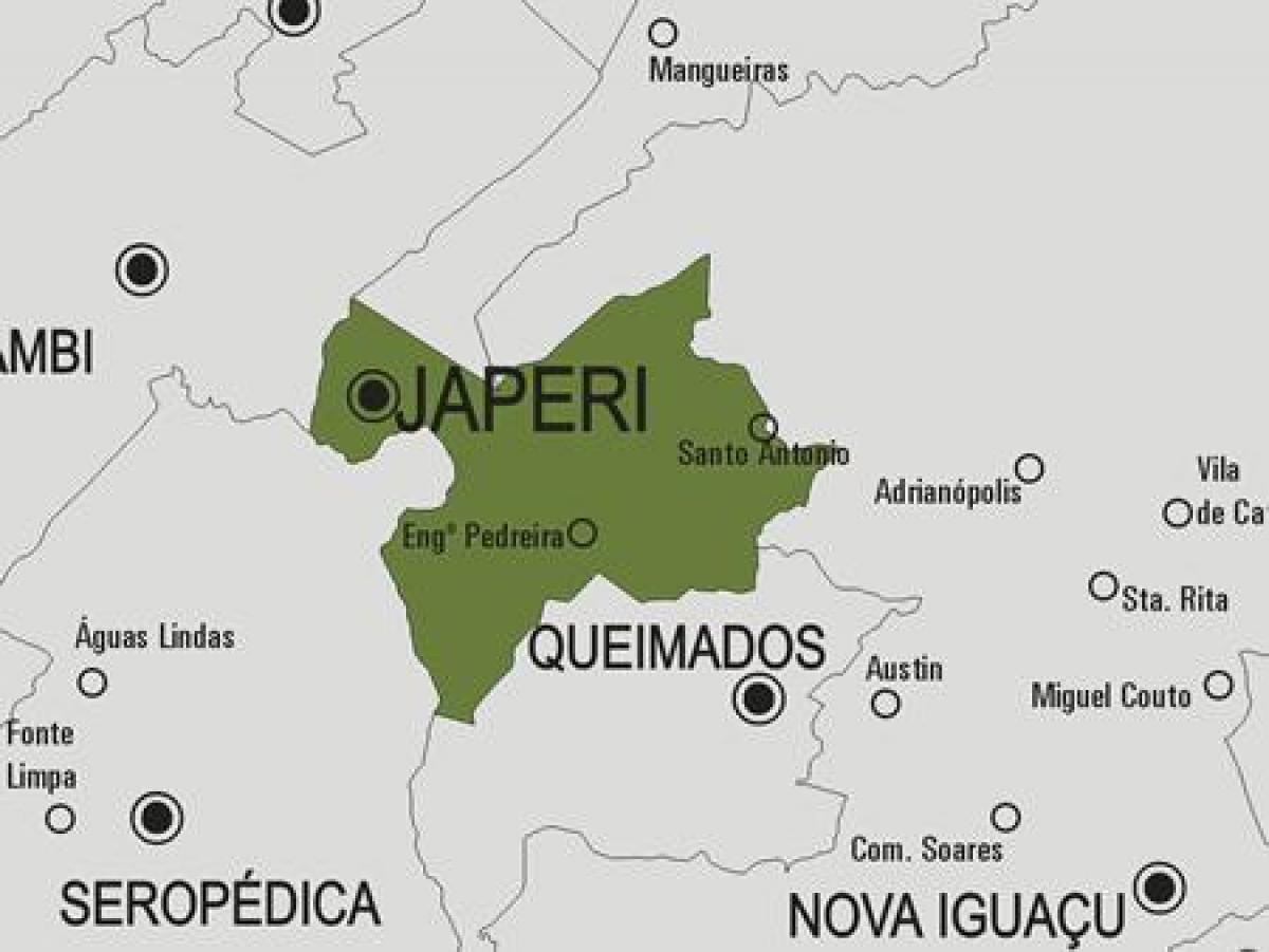 რუკა Japeri მუნიციპალიტეტის