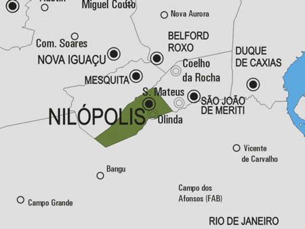 რუკა Nilópolis მუნიციპალიტეტის