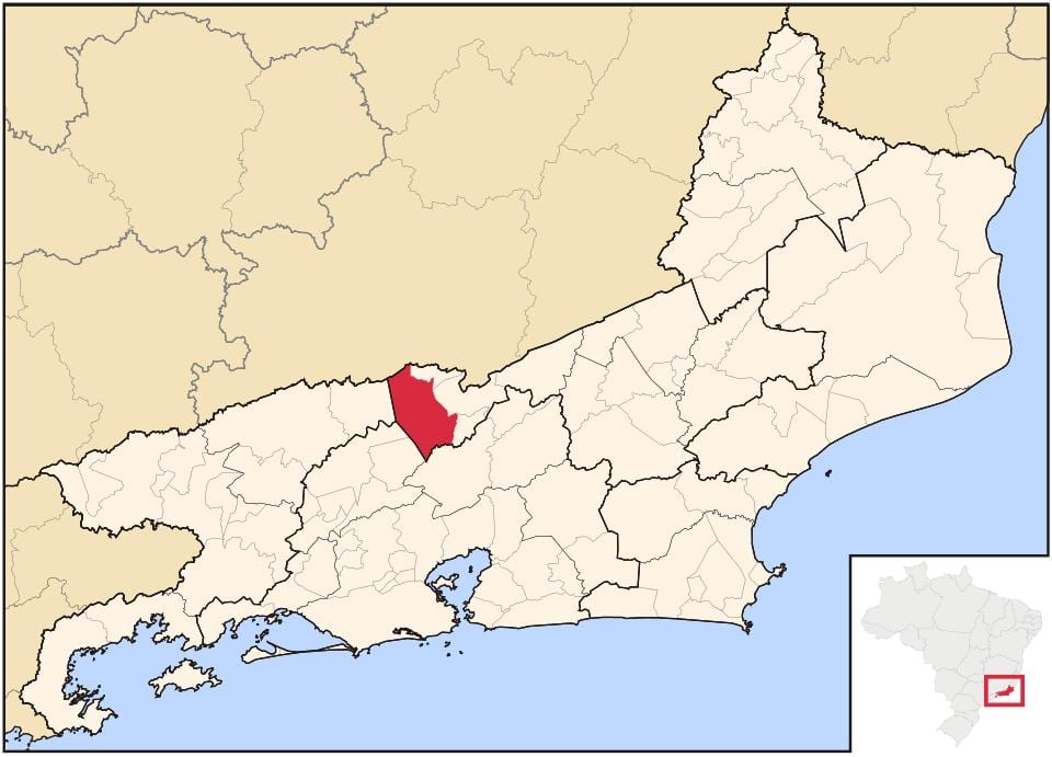 რუკა Paraíba do Sul