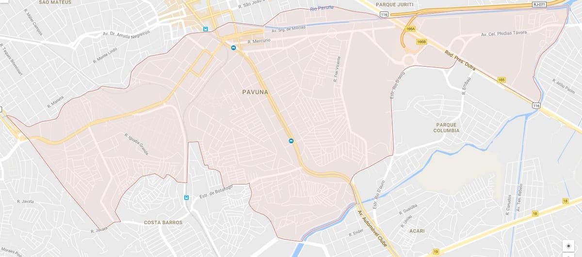 რუკა Pavuna