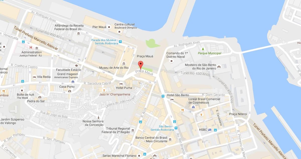 რუკა Praça Mauá