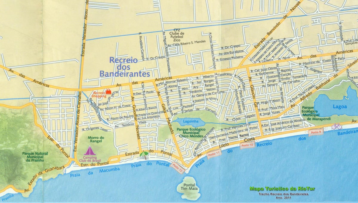 რუკა Recreio beach