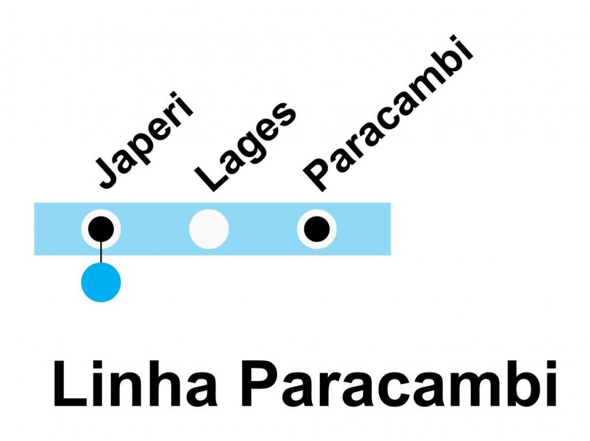 რუკა SuperVia - ონლაინ Paracambi
