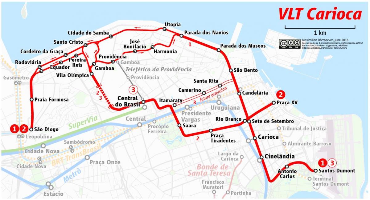რუკა VLT რიო-დე-ჟანეიროში