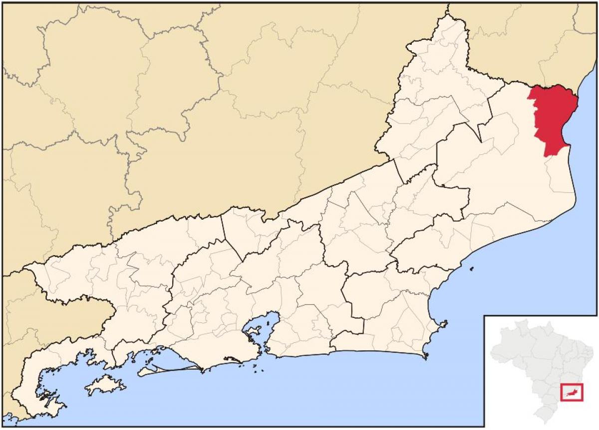 რუკა სან-ფრანცისკო დე Itabapoana