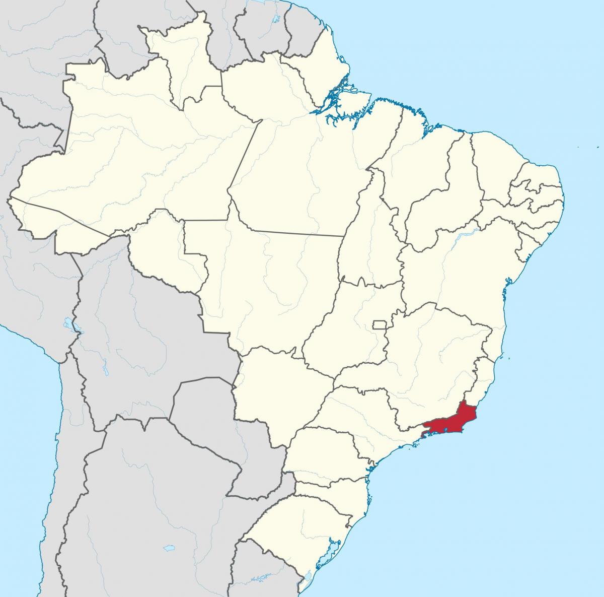 რუკა ქალაქი რიო-დე-ჟანეიროში
