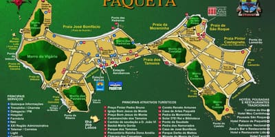 რუკა Île de Paquetá
