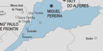 რუკა მიგელ Pereira მუნიციპალიტეტის