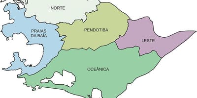რუკა რეგიონებში Niterói