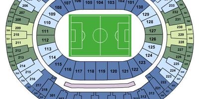 რუკა სტადიონი Maracanã sièges