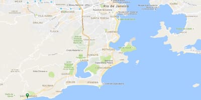 რუკა beach São Conrado