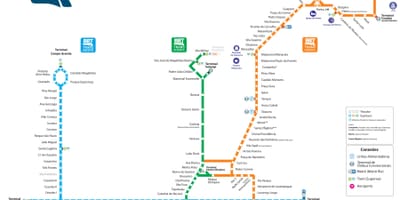 რუკა BRT რიო-დე-ჟანეიროში