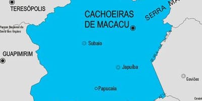 რუკა Cachoeiras de Macacu მუნიციპალიტეტის