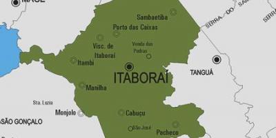 რუკა Itaboraí მუნიციპალიტეტის