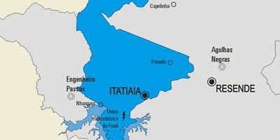 რუკა Itatiaia მუნიციპალიტეტის