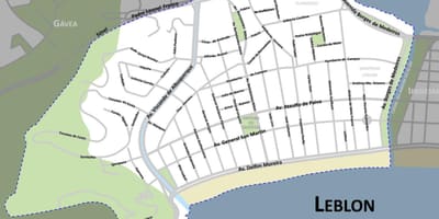 რუკა Leblon beach