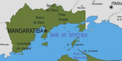 რუკა Mangaratiba მუნიციპალიტეტის
