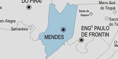 რუკა Mendes მუნიციპალიტეტის