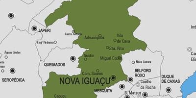 რუკა Nova Iguaçu მუნიციპალიტეტის