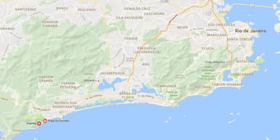 რუკა Prainha beach