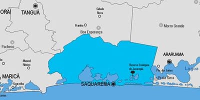 რუკა Saquarema მუნიციპალიტეტის