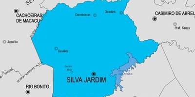 რუკა Silva Jardim მუნიციპალიტეტის