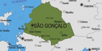 რუკა São Gonçalo მუნიციპალიტეტის