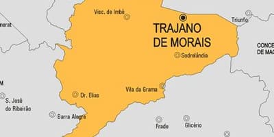 რუკა Trajano de Morais მუნიციპალიტეტის