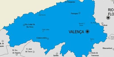 რუკა Valença მუნიციპალიტეტის